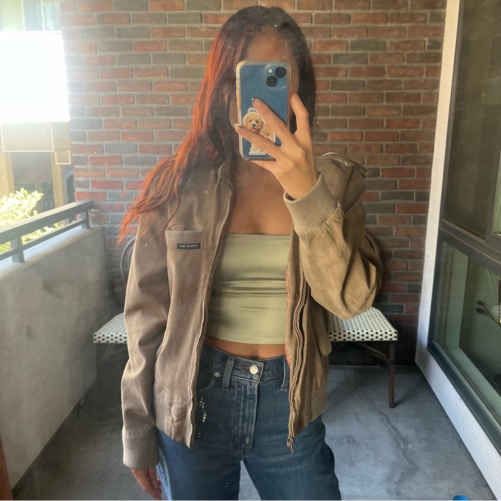 Vintage Leather Members Only Jacket